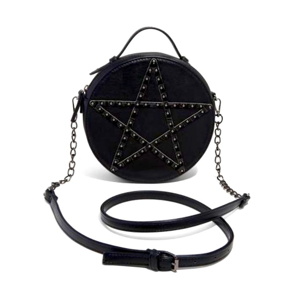 Hot Topic Handbags - Hot Topic Pentagram Hatbox Crossbody Bag